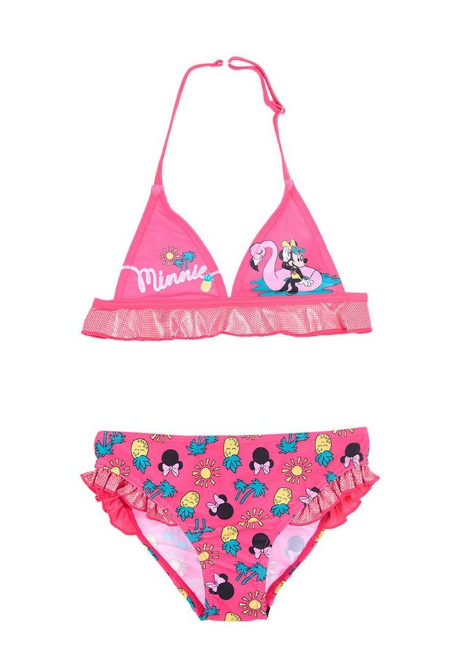 Disney Minnie Mouse Badeanzug Mädchen Bikini Bade-Set Badeanzug Bademode von Disney Minnie Mouse