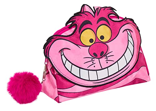 Cheshire Cat Make-up-Tasche für Damen, Disney-Kosmetiktasche, rose, Einheitsgröße, Kosmetiktasche von Disney