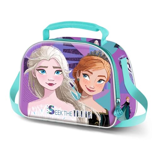 Die Eiskönigin 2 (Frozen 2) Truth-3D Frühstückstasche, Lila, 25,5 x 20 cm von Disney