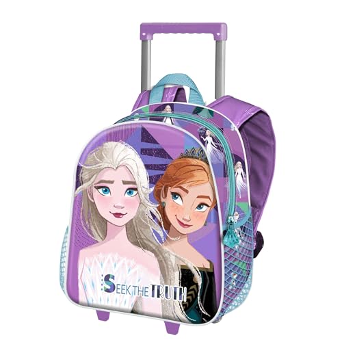 Die Eiskönigin 2 (Frozen 2) Truth-Basic Rucksack mit Trolley, Lila, 31 x 48,5 cm, Kapazität 18,2 L von Disney
