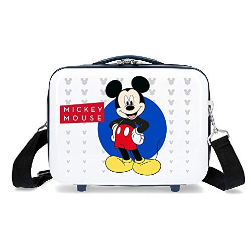 Disney Mickey Enjoy the Day Anpassungsfähiger Schönheitsfall Weiß 29x21x15 cms ABS von Disney