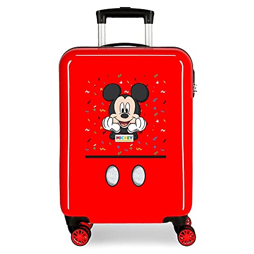 Disney It's a Mickey Thing Kabinenkoffer rot 38 x 55 x 20 cm starres ABS Seitenkombinationsschloss 34L 2kg 4 Rollen Doppelhandgepäck von Disney