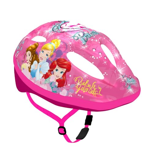 Disney Mädchen Princess Fahrradhelm, Mehrfarbig, M EU von Disney