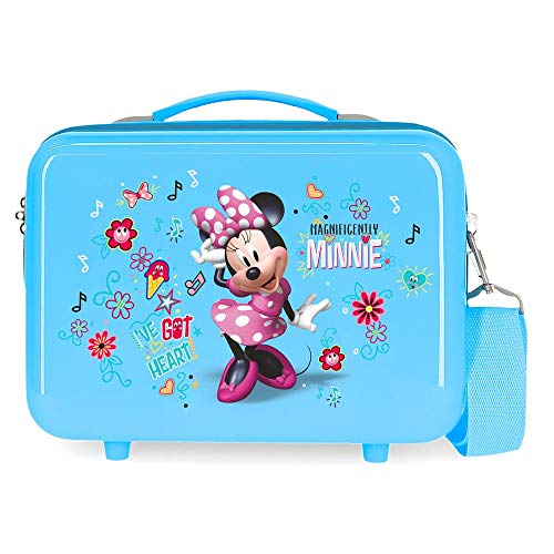 Disney Love Minnie Anpassungsfähiger Schönheitsfall Blau 29x21x15 cms ABS von Disney