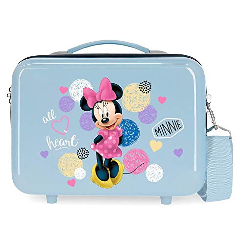 Disney Love Minnie Anpassungsfähiger Schönheitsfall Blau 29x21x15 cms ABS von Disney