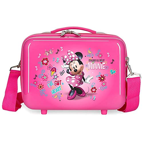 Disney Love Minnie Anpassungsfähiger Schönheitsfall Rosa 29x21x15 cms ABS von Disney