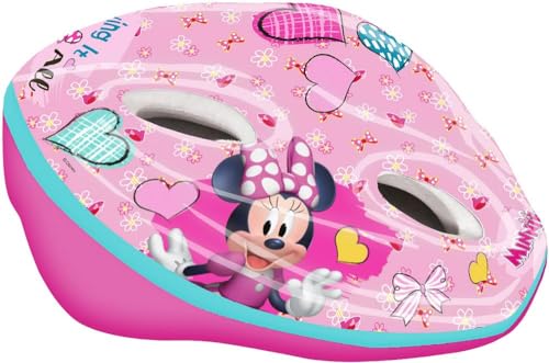 Disney Mädchen Minnie Mouse Fahrradhelm, Rosa, M(52-56 cm) von Disney