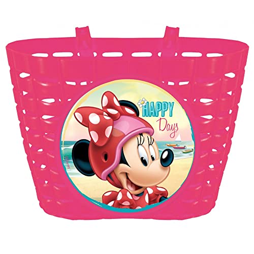 Disney Mädchen Minnie Mouse Fahrradkorb, Mehrfarbig, S von Disney