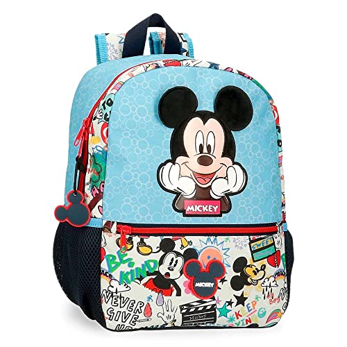 Disney Mickey Be Cool Blauer Schulrucksack 25x32x12 cm Polyester 9,6L von Disney