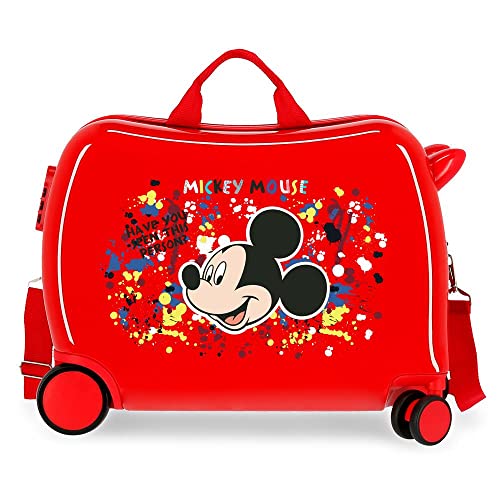 Disney Mickey Colour Mayhem Kinderkoffer, rot, Kinderkoffer von Disney