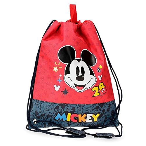 Disney Mickey Get Moving Rucksack Sack Mehrfarbig 27x34 cm Polyester, bunt, Rucksack Sack von Disney