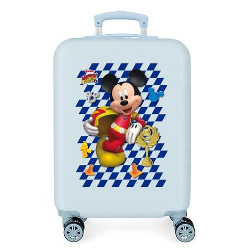 Cabin Suitcase, hellblau, 38x55x20 cms, Mickey-Koffer von Disney