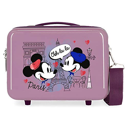 Disney Mickey Let´S Travel Kulturbeutel, anpassbar, Violett, 29 x 21 x 15 cm, starr ABS 9,14 l von Disney