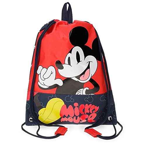 Disney Mickey Mouse Fashion Snacktasche Mehrfarbig 27x34 cm Mikrofaser, bunt, Lunchtasche von Disney