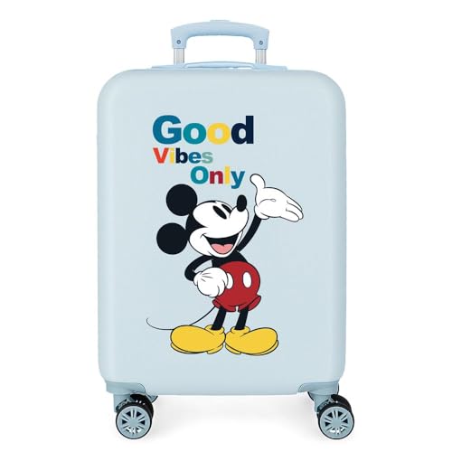 Disney Mickey Original Kabinenkoffer, blau, Cabin Trolley, Good Vibes von Disney