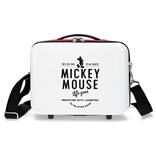 Disney Mickey Style Anpassungsfähiger Schönheitsfall Weiß 29x21x15 cms ABS von Disney