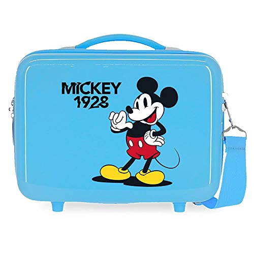 Disney Mickey That´S Easy Kulturbeutel, anpassbar, Blau, 29 x 21 x 15 cm, starr, ABS 9,14 l von Disney
