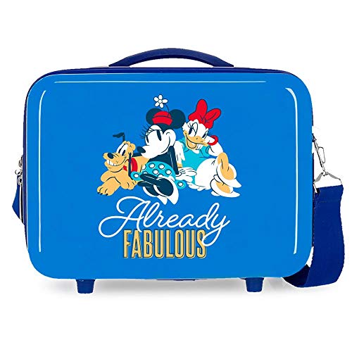 Disney Mickey and Friends Kulturbeutel, anpassbar, Blau, 29 x 21 x 15 cm, starr, ABS 9,14 l, 0,84 kg von Disney