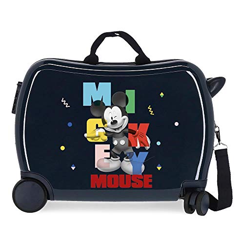 Disney Mickey's Party Koffer, Marineblau, 50x38x20 cms, Kinderkoffer von Disney