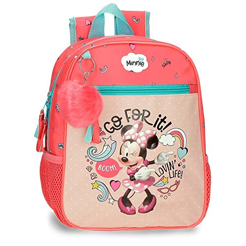 Disney Minnie Lovin Life Vorschulrucksack Mehrfarbig 23x28x10 cm Mikrofaser 6,44l, bunt, Vorschulrucksack von Disney