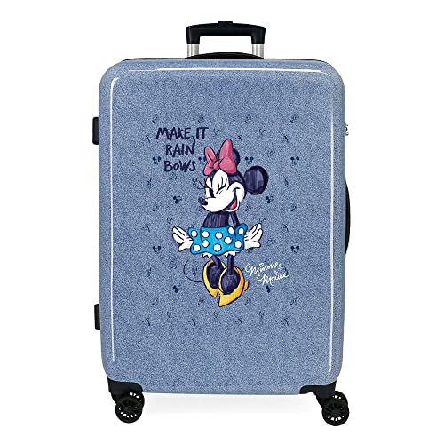 Disney Minnie Make it Regen Bows, blau, única, Mittelgroßer Koffer von Disney