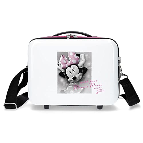 Disney Minnie Style Anpassungsfähiger Schönheitsfall Weiß 29x21x15 cms ABS von Disney