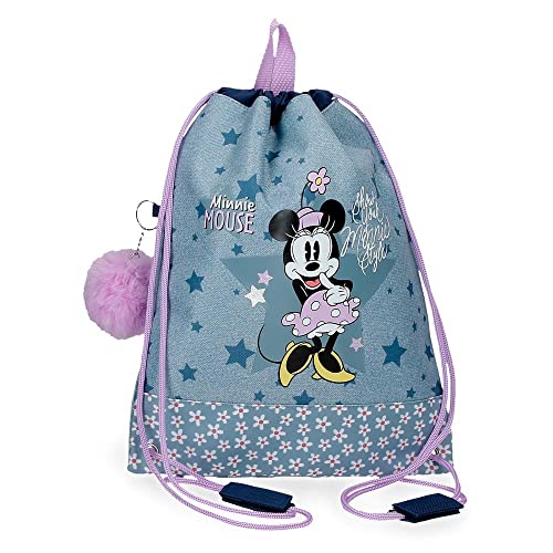 Disney Minnie Style Blue Lunch Bag 27x34 cm Polyester von Disney
