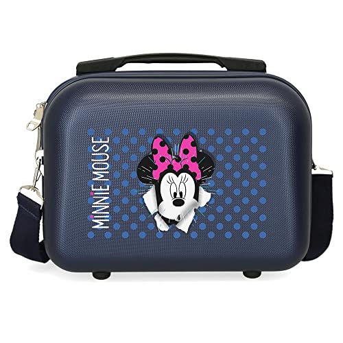 Disney Minnie Sunny Day Kofferset Blau 55/68 cms Hartschalen ABS Kombinationsschloss 104L 4 Doppelräder Handgepäck von Disney