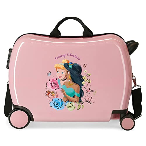 Disney Prinzessinnen Kinderkoffer Rosa 50 x 39 x 20 cm Hartplastik Kombinationsverschluss seitlich 34 l 1,8 kg 4 Rollen von Disney
