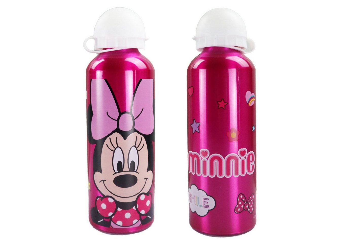 Disney Trinkflasche Disney Minnie Maus Aluminium Wasserflasche, Flasche 500 ml von Disney