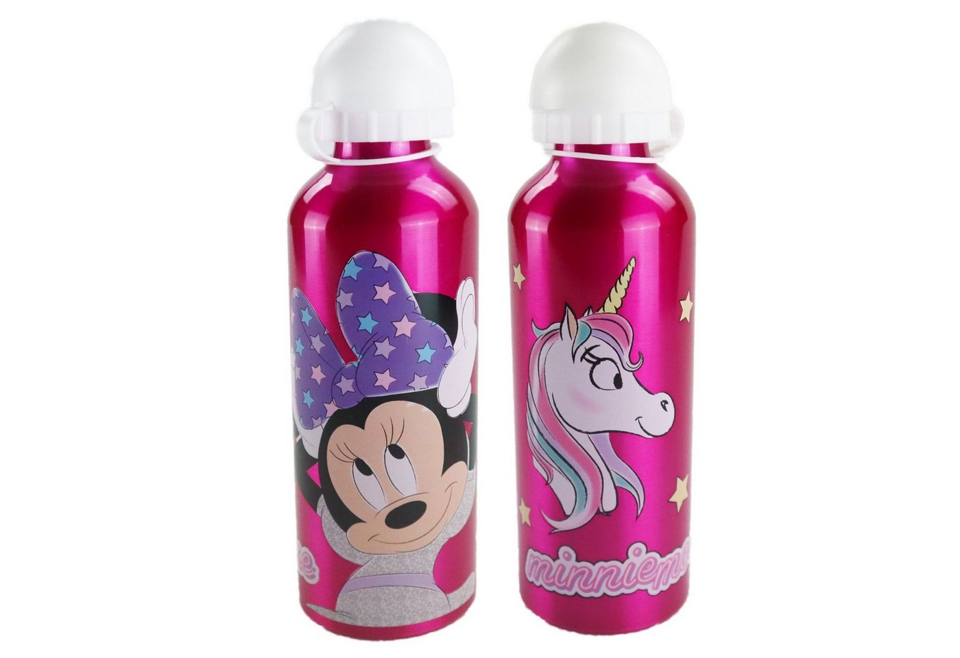 Disney Trinkflasche Disney Minnie Maus Einhorn Alu Wasserflasche Flasche 500 ml von Disney