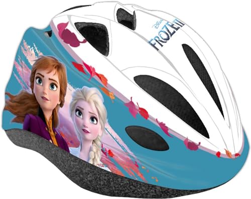Disney Unisex Jugend Frozen Fahrradhelm, Mehrfarbig, 53-55 cm von Disney