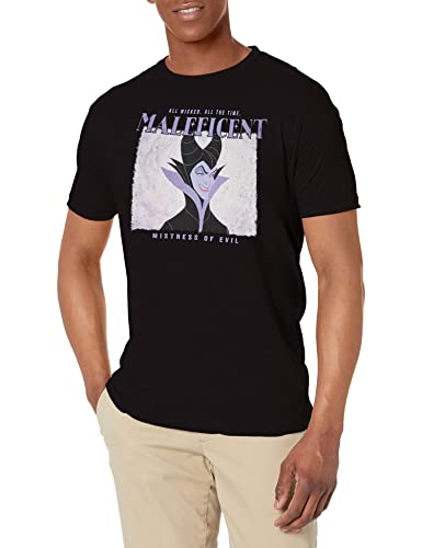 Disney Herren Maleficent Square T-Shirt, S von Disney