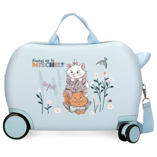 Joumma Disney Before The Bloom Kinderkoffer, Blau, 45 x 31 x 20 cm, starr, ABS, 24,6 l, 1,8 kg, 4 Räder, Handgepäck, Handgepäck, blau, Kinderkoffer von Disney