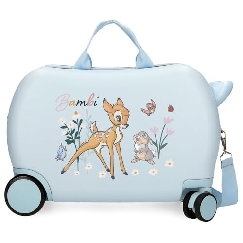 Joumma Disney Before The Bloom Kinderkoffer, Blau, 45 x 31 x 20 cm, starr, ABS, 24,6 l, 1,8 kg, 4 Räder, Handgepäck, Handgepäck, blau, Kinderkoffer von Disney