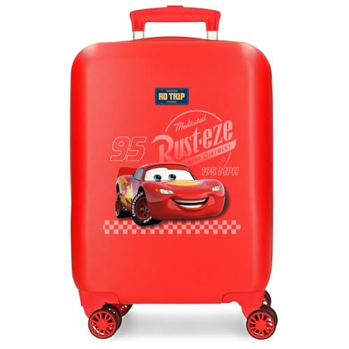 Joumma Disney Cars Trip Kabinenkoffer, rot, Kabinenkoffer von Disney
