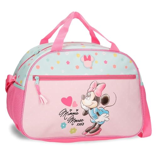 Joumma Disney Minnie Imagine Reisetasche, Rosa, 40 x 28 x 22 cm, Polyester, 24,64 l, Rosa, Reisetasche von Disney