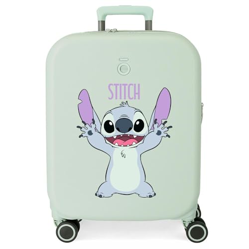 Joumma Disney Playful Kabinenkoffer, grün, 40 x 55 x 20 cm, starr, 3,22 kg, TSA-Verschluss, ABS, 3,22 kg, 37 l, Handgepäck von Disney