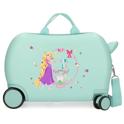 Joumma Disney Prinzessin Celebration Kinderkoffer blau 45 x 31 x 20 cm starr ABS 28,4 l 1,8 kg 4 Räder Gepäck Hand, blau, Kinderkoffer von Disney