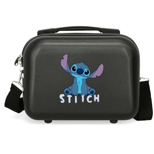 Joumma Disney Stitch Cute anpassbar, Schwarz, 29 x 21 x 15 cm, starr, ABS, 9,14 l, 0,8 kg, Schwarz, Brauchen anpassbar von Disney