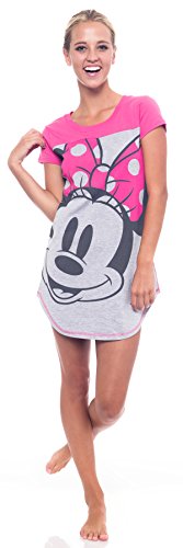 Junior Nachthemd Mickey & Minnie Mouse Print (Pink, Klein) von Disney