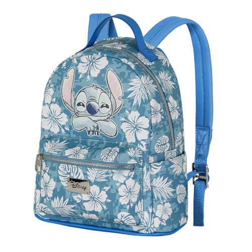 Lilo und Stitch Aloha-Kleiner Fashion Rucksack, Blau von Disney