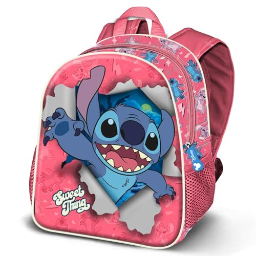 Lilo und Stitch Thing-Basic Rucksack, Rosa, 31 x 39 cm, Kapazität 18,2 L von Disney