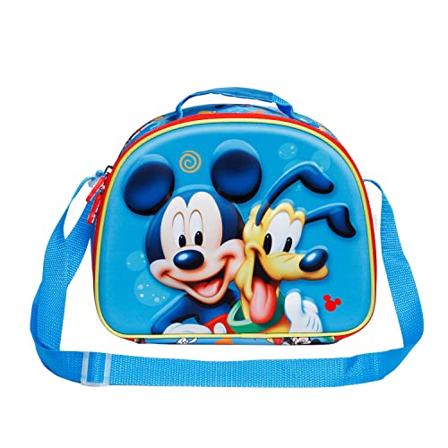 Micky Maus Pluto-3D Frühstückstasche, Blau von Disney