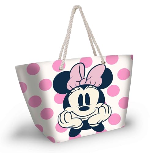 Minnie Maus Dots-Soleil Strandtasche, Rosa, 52 x 37 cm von Disney