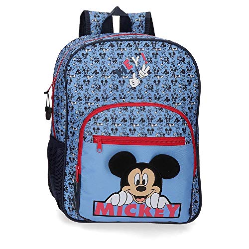 Disney Mickey Moods An Trolley anpassbarer Rucksack Rot 30x38x12 cms Polyester 13.68L von Disney