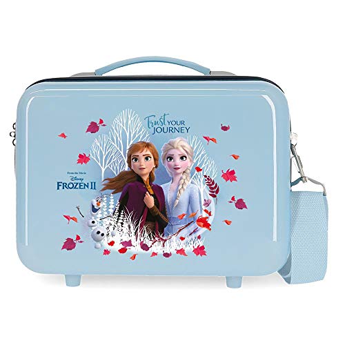Disney Frozen Die Eiskönigin Trust your journey Anpassungsfähiger Schönheitsfall Blau 29x21x15 cms ABS von Disney