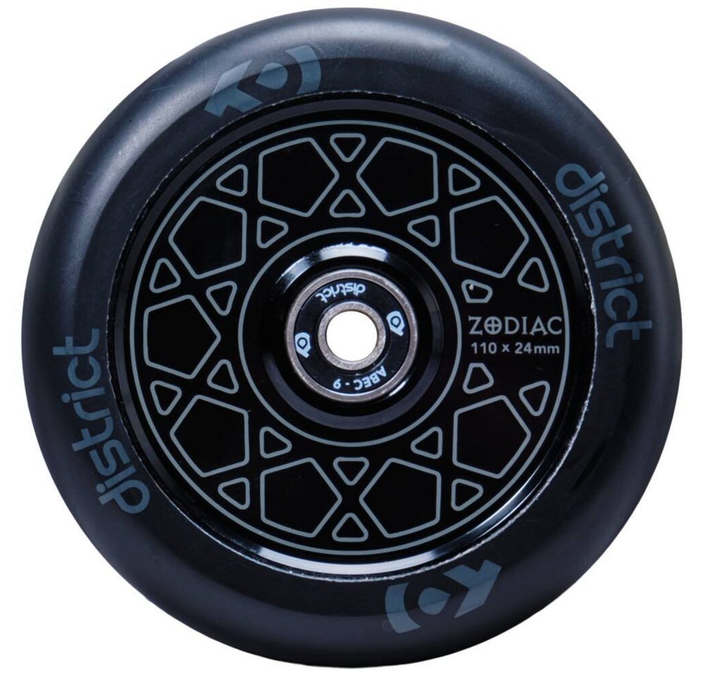 District Stuntscooter District Zodiac Stunt Scooter Rolle Hollow Core 110 mm Schwarz von District