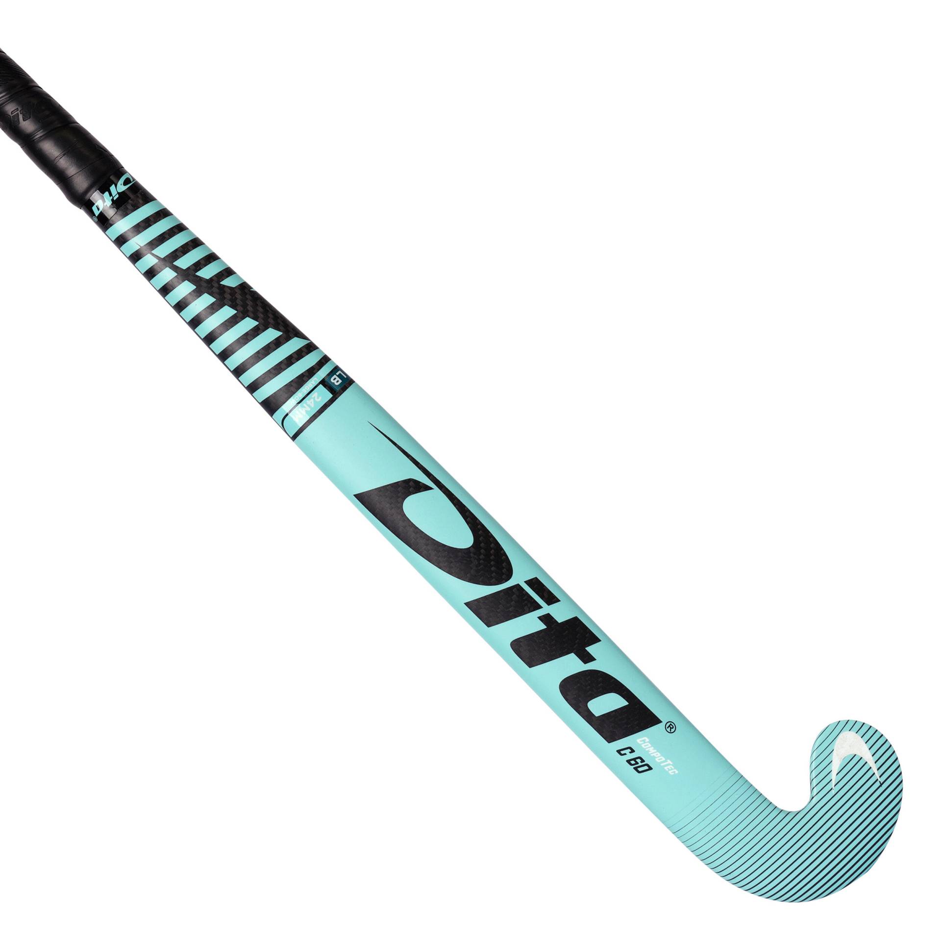 Damen/Herren Hockeyschläger Dita Indoor Compotec C60 LB minzgrün von Dita
