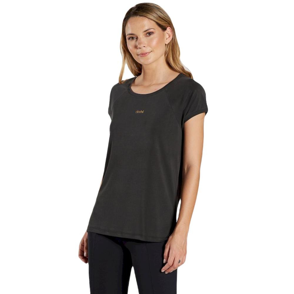 Ditchil Delicate Short Sleeve T-shirt Schwarz S Frau von Ditchil